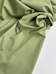 Плащовая смесовая ткань, цвет Зеленое яблоко