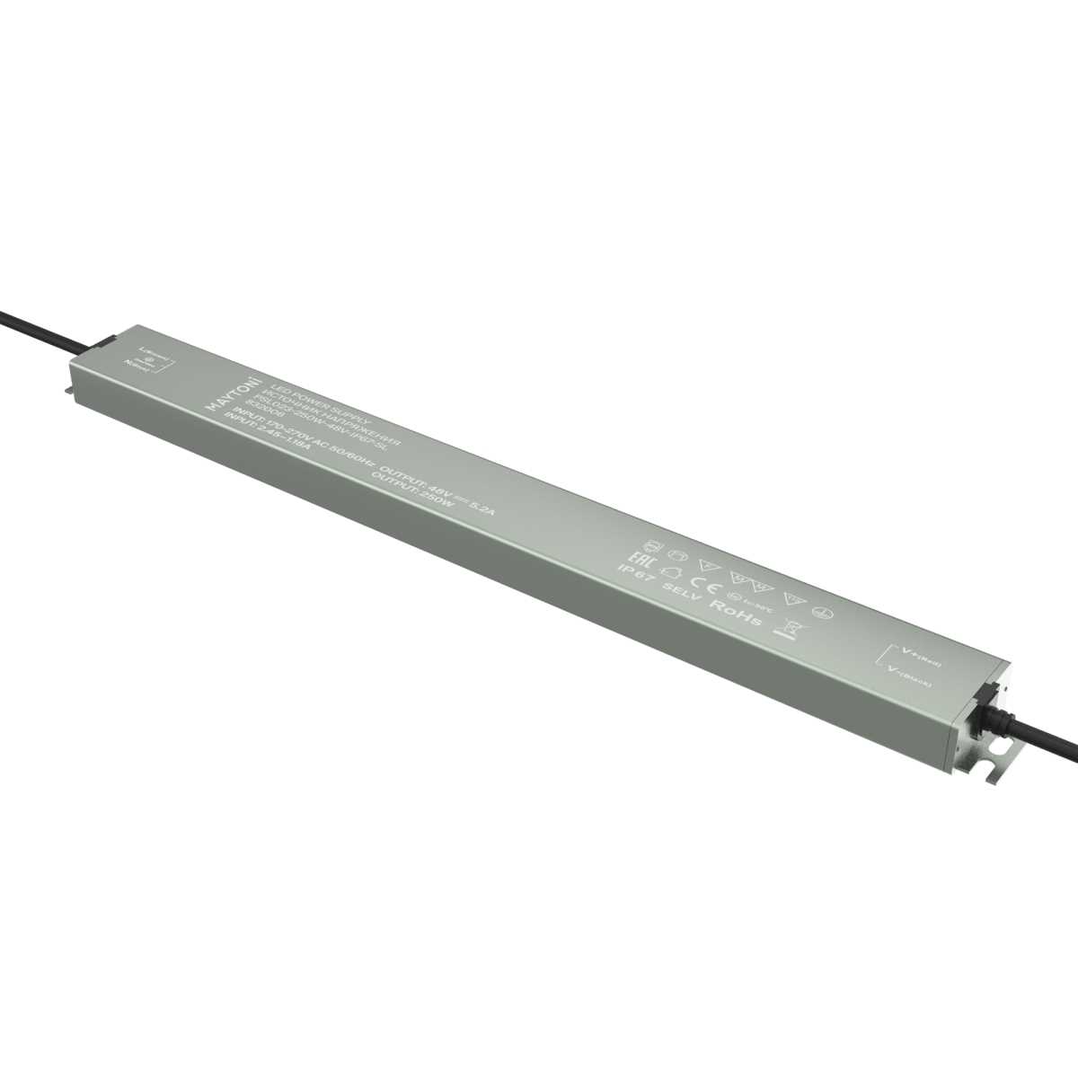 Источник напряжения PSL023 48В 250Вт IP67 Maytoni Led Strip 832006