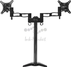 Кронштейн для мониторов Cactus CS-VM-D08-BK черный 13"-27" макс.8кг настольный поворот и наклон — фото 3