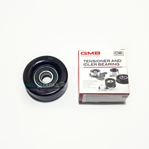 РОЛИК РЕМНЯ ПРИВОДНОГО НАТЯЖНОЙ SANTA FE SM, CM (06-09), TUCSON JM, SPORTAGE KM ДИЗ D GMB ГОЛЫЙ