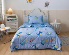 Детское постельное белье 1.5 спальное Sofi De MarkO Crocodile синее