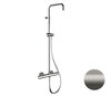 Remer EQ32ASSDNPO Душевая система с термостатом Elegance EQ32ASSDNPO, никель матовый брашированный (NPO), шт