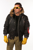 Куртка - пилот зимняя - Mountain Jacket (черная - black)