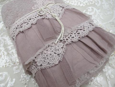 Набор полотенец 2шт Opificio Dei Sogni Frou Frou peonia розовый