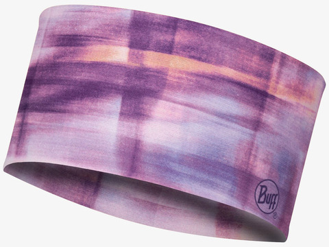 Повязка Buff CoolNet UV+ Wide Headband Seary Purple фото 1