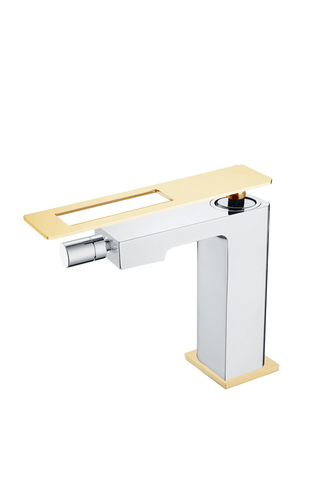 Boheme Q 146-CRG Смеситель для биде, цвет: хром,золото