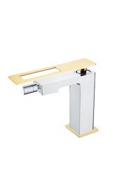 Boheme Q 146-CRG Смеситель для биде, цвет: хром,золото фото