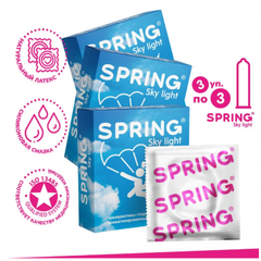 Презервативы SPRING Sky light (3 шт.)