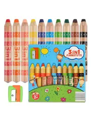 Толстые цветные карандаши для малышей