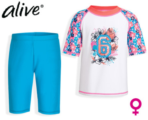 Комплект для девочки Alive футболка + шорты