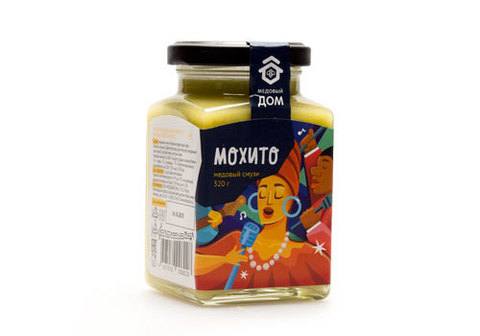 Медовый смузи "Медовый дом" мохито, 320г