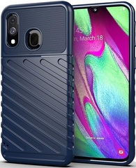 Чехол для Samsung Galaxy A40 цвет Blue (синий), серия Onyx от Caseport