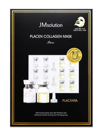 Плацентарная тканевая маска с коллагеном JMsolution Placen Collagen Mask Pure