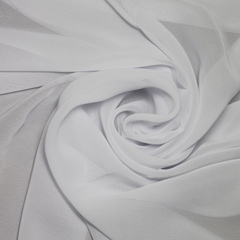 Шифон, 80 гр/м2, 150 см, белый