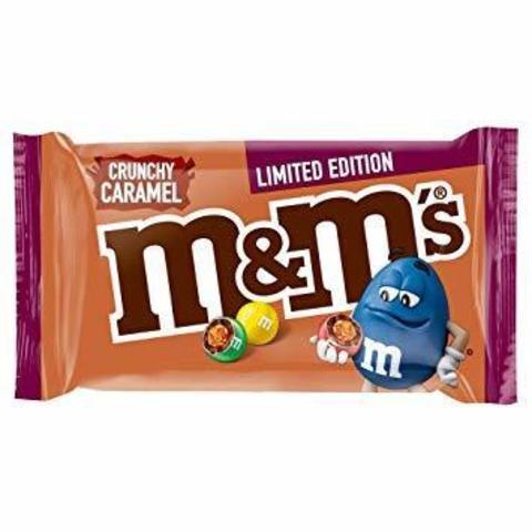 Шоколадное драже M&M's Crunchy caramel с хрустящей карамелью 36 гр