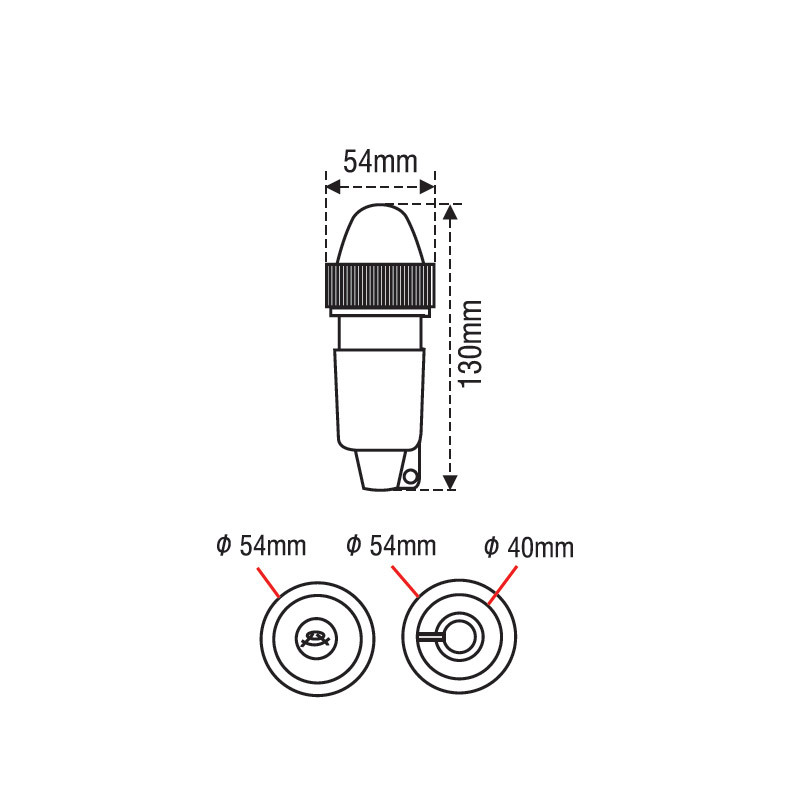 Emergency navigation light, set of 3