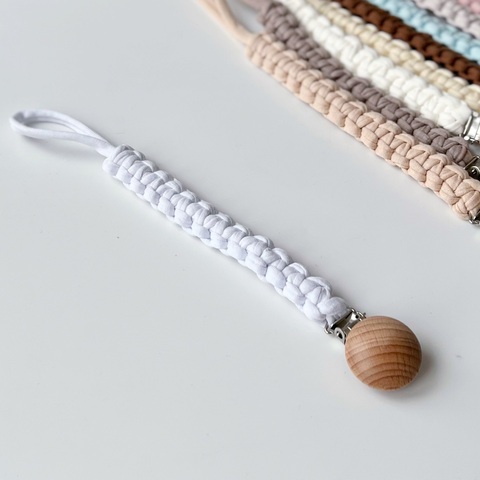 Держатель пустышки Текстильный "Кокос"