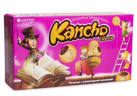 Печенье с шоколадной начинкой KANCHO, 42г