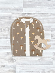 Пелёнка-кокон Mjölk Грибочки