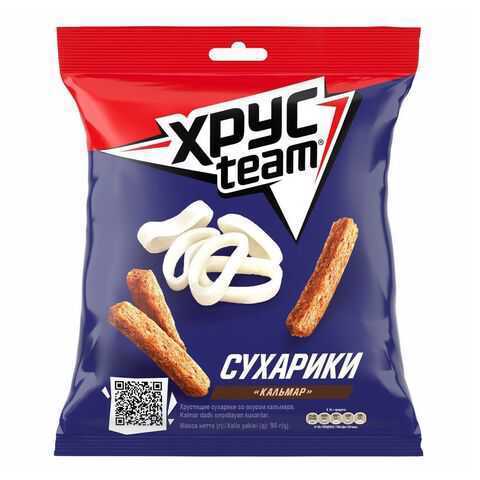 Сухарики ХРУСteam STIX Кальмар 60 г м/у РОССИЯ