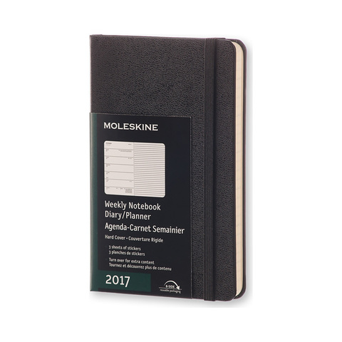 Еженедельник Moleskine Classic Wknt Large, цвет черный