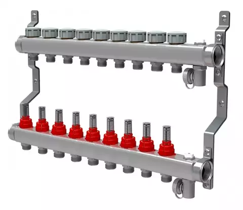 Royal Thermo RTE 52.109 Коллектор в сборе с расходомерами 1