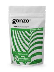 Ультратонкие презервативы Ganzo Ultra thin - 50 шт. - 