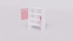 Стеллаж детский «Город цветов» 6-секционный