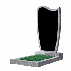 Памятник фигурный со вставкой (Black) JD-17 (комплект)