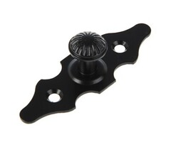 Ручка мебельная РМ-1-S, цвет черный матовый 3648098