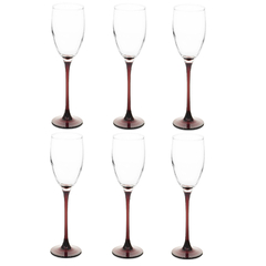 Набор бокалов для вина ЭТАЛОН ЛИЛАК, стекло, 6шт-250мл, O0153
