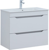 Aquanet 330459 Тумба Практика 80 2 ящ. цв.белый матовый (330459)
