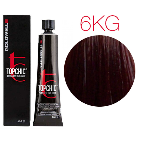 Goldwell Topchic 6KG (медный темно-золотистый) - Стойкая крем-краска