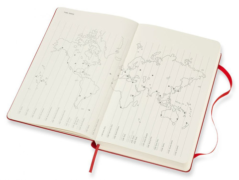 Ежедневник Moleskine Academic Large, цвет красный