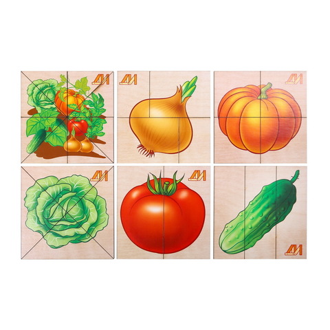 Разрезные картинки Овощи 1