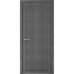 Купить Межкомнатная дверь экошпон Вена бетон темный глухая