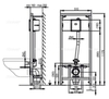 Инсталляция для унитаза Alcaplast A114S/1200