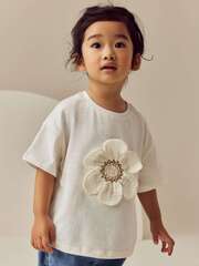 Футболка для девочки Next E71-275, Молочный