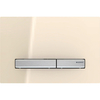 Смывная клавиша Geberit Sigma50, для двойного смыва, цвет металлический хромированный: хромированный черный, песочный