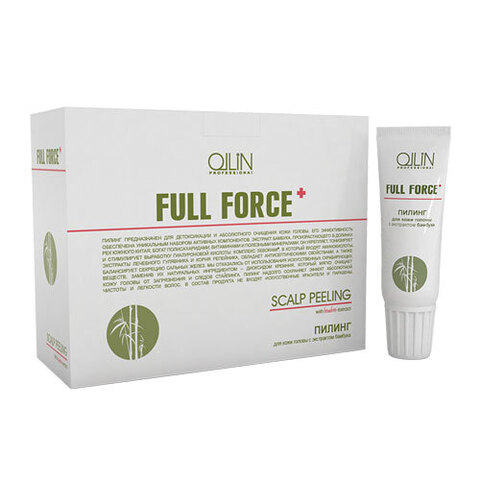 OLLIN Full Force Scalp Peeling - Пилинг для кожи головы с экстрактом бамбука