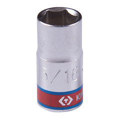 KING TONY (233510S) Головка торцевая стандартная шестигранная 1/4", дюймовая 5/16"