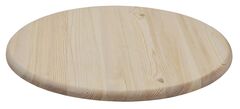 Столешница круглая для стола 90 см из массива сосны, лак