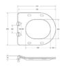 Унитаз подвесной безободковый BelBagno AMANDA BB051CHR