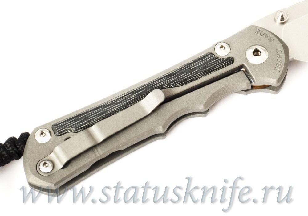 Нож Chris Reeve Large Inkosi Black Canvas Micarta MagnaCut 1012
