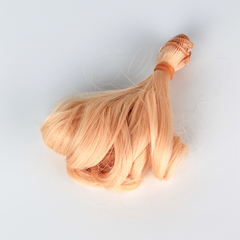 Волосы для кукол, трессы кудри Premium, светлый блонд, 13-15 см*1 метр, набор 2 шт