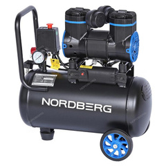 NORDBERG (NCEO10/170) Компрессор безмасляный 220 В, ресивер 18 л, 170 л/мин