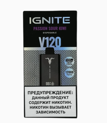Одноразовая электронная сигарета Ignite V120 Passion Sour Kiwi (12000 затяжек)