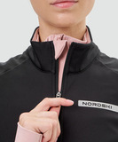 Жилет тренировочный Nordski Core Black/Soft Pink W женский