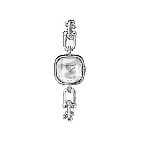 Часы - браслет из серебра 925 с бриллиантами, Tiffany 💠Hard Wear watch silver