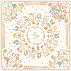 Платок «Старооскольская игрушка»